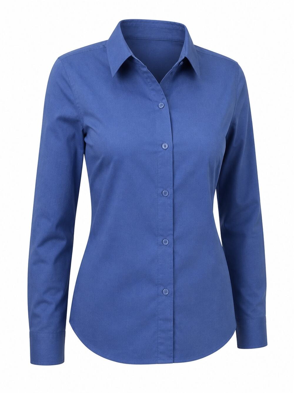 Sag Harbor NEW Woman's Blue Blouse Plue Shirt Button Up Casual Officecore Sz 18